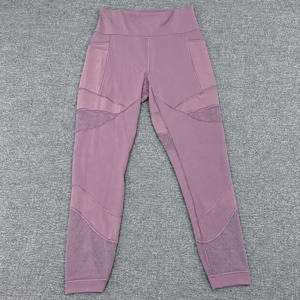 Lululemon Forget The Sweat Crop 21" Leggings Women's Size 10 Smoked Mulberry